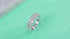 1.08 Carat Moissanite Sterling Silver Round Cut Ring Arianna